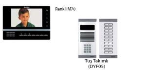 Multitek APT 160 M70 Grntl Diafon+Tu Takml(DYF05) Daire 1