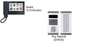 Multitek APT 160 TC70 Grntl Diafon+Tu Takml(DYF05) Daire 1